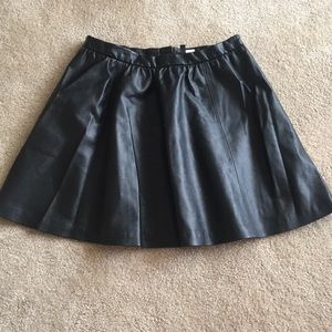 H&M Pleather high waisted Skirt